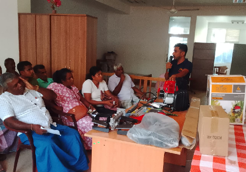 Photo 358: Distribution of Multifunction Machines at Thirappane, Anuradhapura on 3 Oct 2025